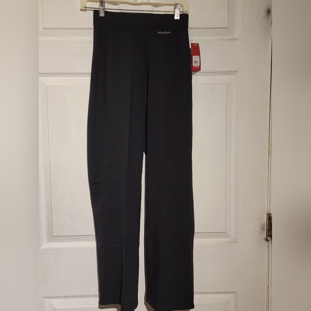 Womens Reebok Black Running Pants Size Small Petite New with Tag